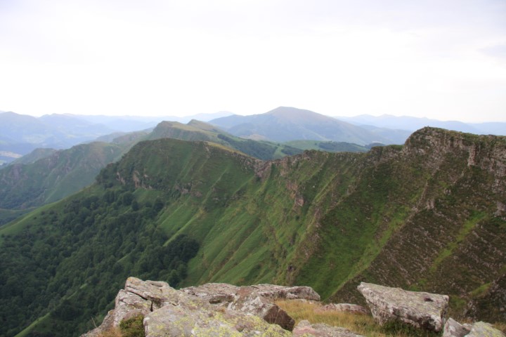 Les crêtes d&rsquo;Iparla (depuis la ferme Bordozar Berroa)