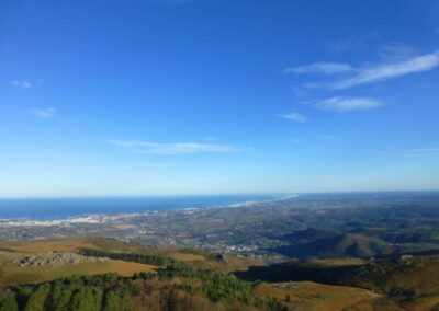 panorama du haut de la Rhune