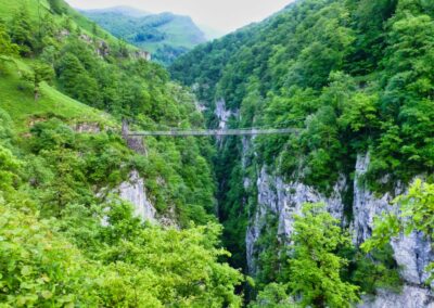 La passerelle d'Holzarte GR 10 - 8ème étape - 8 juin 2013 - de Logibar à St Engrâce