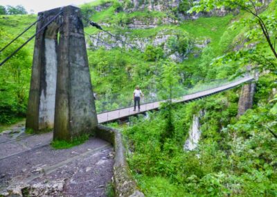 La passerelle d'Holzarte GR 10 - 8ème étape - 8 juin 2013 - de Logibar à St Engrâce