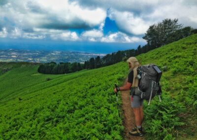 GR10 2014-Jour1 -Hendaye - col des 3 fontaines