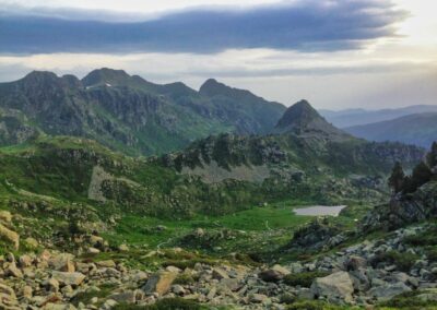 GR10 2014-Jour36 - refuge du Rulhe - Merrens les Vals