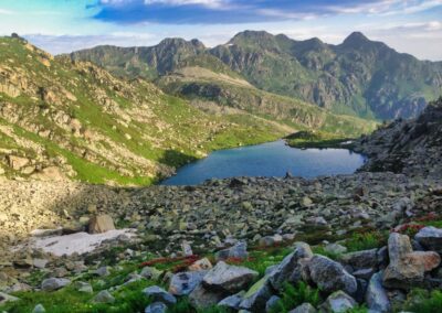 GR10 2014-Jour36 - refuge du Rulhe - Merrens les Vals