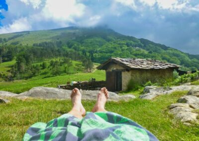 GR10 2014-Jour1 -Hendaye - col des 3 fontaines